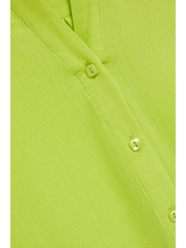 Moodo Limetkové tričko s golierom Moodo