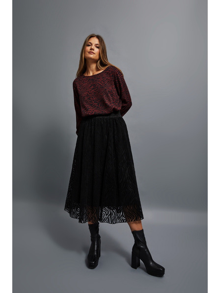 Moodo Rozšírená midi sukňa Moodo