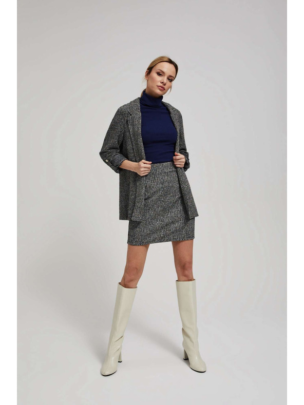 Moodo Priliehavá čierna sukňa Moodo