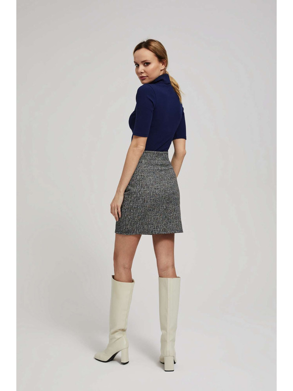 Moodo Priliehavá čierna sukňa Moodo