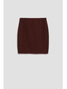 Moodo Priliehavá gaštanová sukňa po kolená Moodo