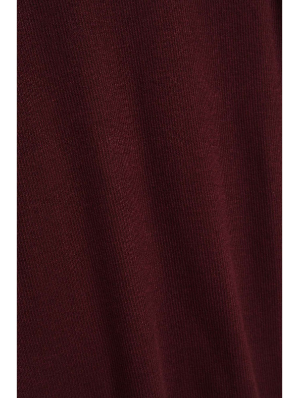 Moodo Priliehavá gaštanová úpletová sukňa Moodo