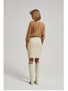 Moodo Tužková sukňa piesková Moodo
