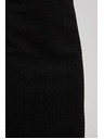 Moodo Tužková sukňa so svetrovým vzorom čierna Moodo