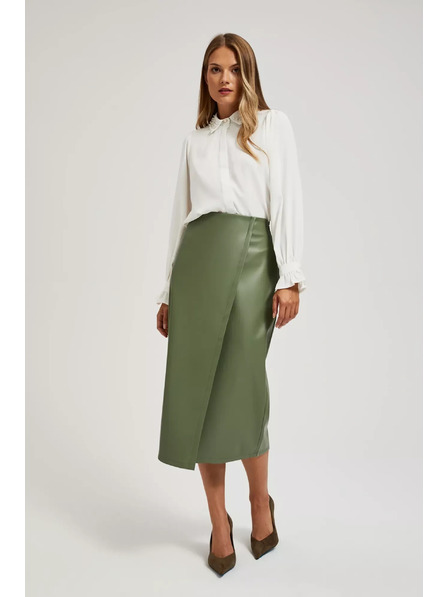 Moodo Voskovaná midi sukňa Moodo