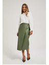 Moodo Voskovaná midi sukňa Moodo