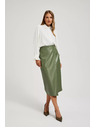 Moodo Voskovaná midi sukňa Moodo