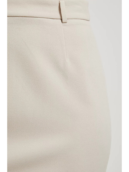 Moodo Hladká tužková sukňa po kolená béžová Moodo