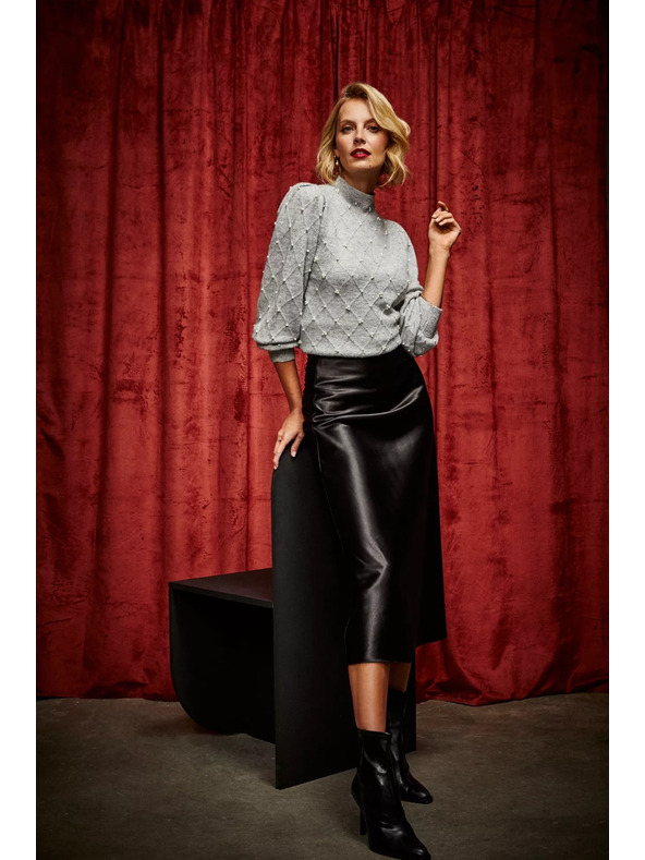 Moodo Sveter s nafúknutými rukávmi Moodo