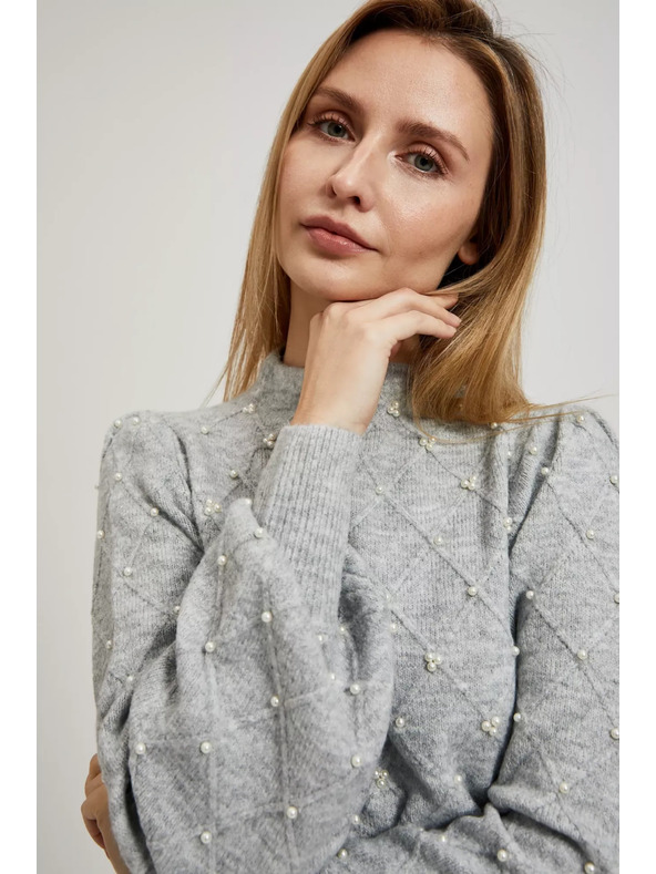 Moodo Sveter s nafúknutými rukávmi Moodo