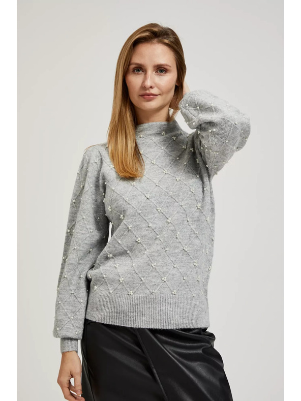 Moodo Sveter s nafúknutými rukávmi Moodo