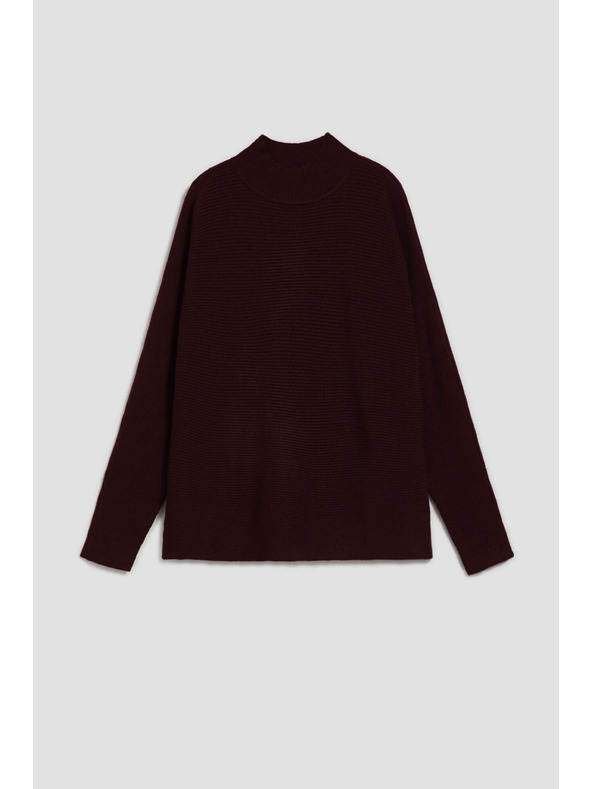 Moodo Sveter netopierieho strihu s vysokým golierom Moodo