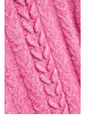 Moodo Sveter s ozdobným pletencom fuchsiový Moodo