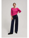 Moodo Sveter s 3/4 rukávom fuchsiový Moodo