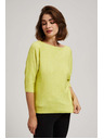 Moodo Sveter s 3/4 rukávom limetkový Moodo