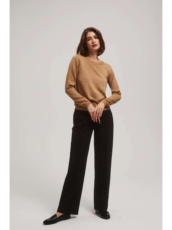 Moodo Sveter s metalickým vláknom a zaväzovaním Moodo