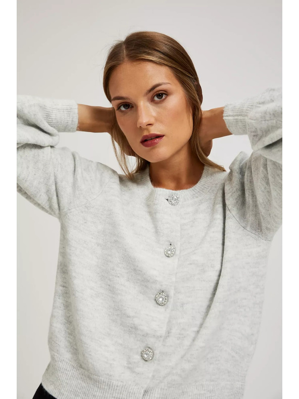 Moodo Kardigán so ozdobnými gombíkmi Moodo