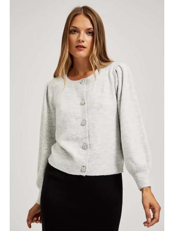 Moodo Kardigán so ozdobnými gombíkmi Moodo