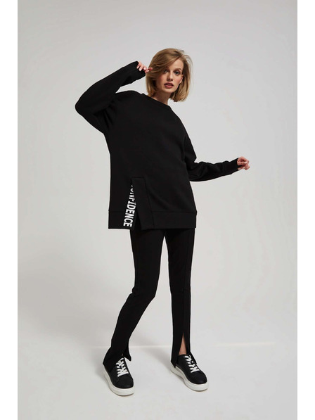 Moodo Oversize mikina s nápisom Moodo