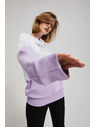 Moodo Mikina s potlačou levanduľová Moodo
