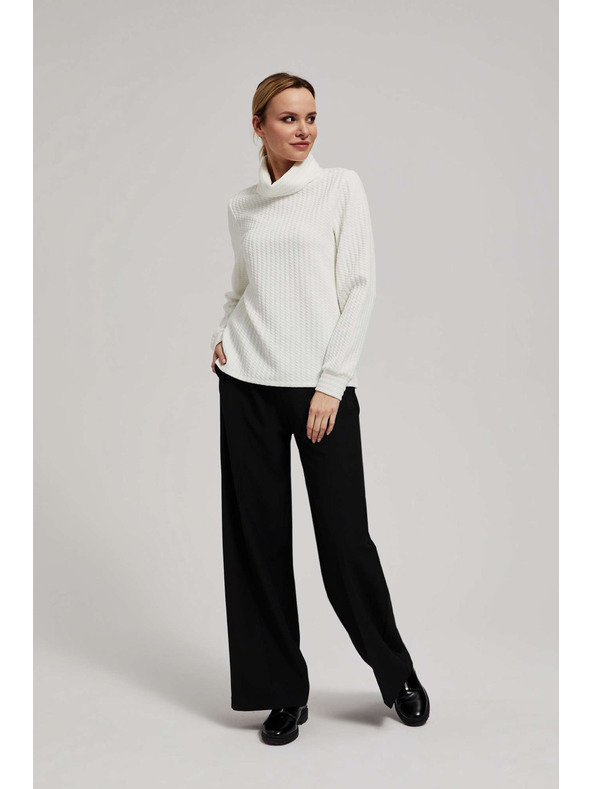 Moodo Mikina so širokým golierom perleťová Moodo