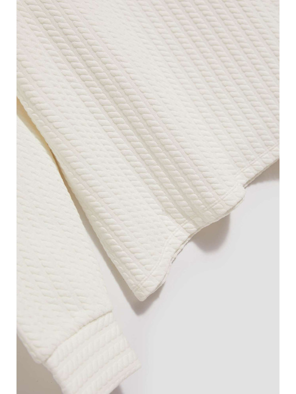 Moodo Mikina so širokým golierom perleťová Moodo