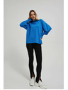 Moodo Blúzka s nafúknutými rukávmi azúrová Moodo