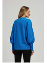 Moodo Blúzka s nafúknutými rukávmi azúrová Moodo
