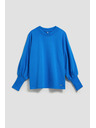 Moodo Blúzka s nafúknutými rukávmi azúrová Moodo