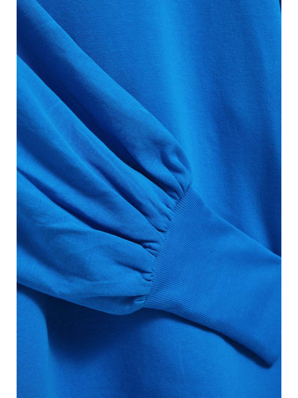 Moodo Blúzka s nafúknutými rukávmi azúrová Moodo