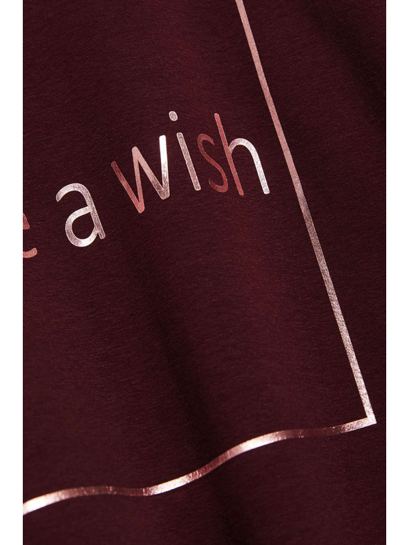 Moodo Jednoduchá mikina s potlačou Moodo