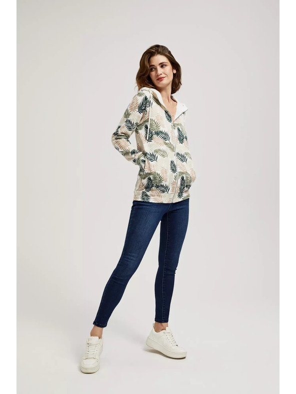 Moodo Mikina s kapucňou a potlačou Moodo