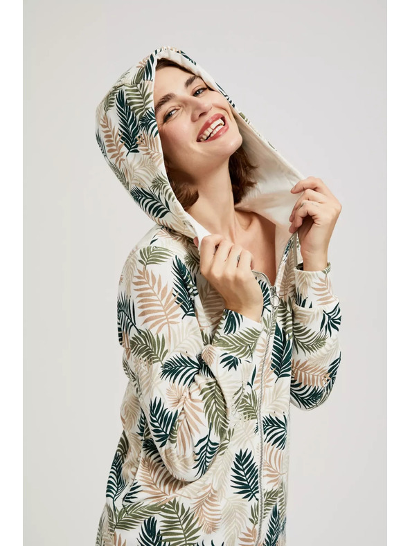 Moodo Mikina s kapucňou a potlačou Moodo