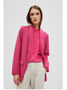 Moodo Hladké sako ružové Moodo