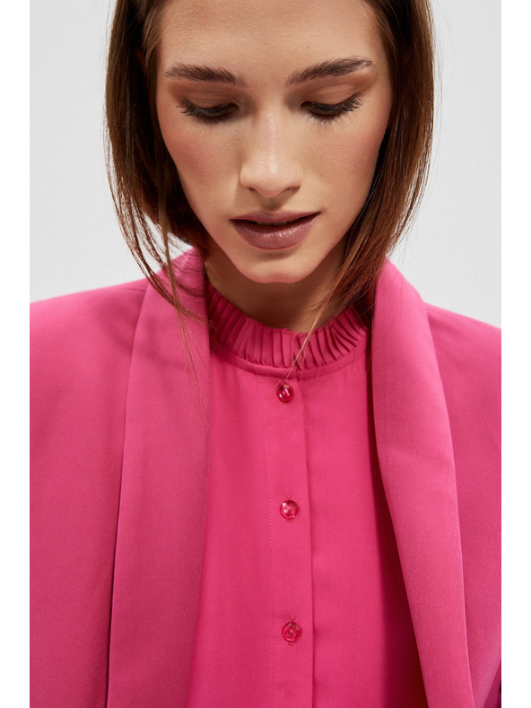 Moodo Hladké sako ružové Moodo