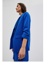 Moodo Hladké sako modré Moodo