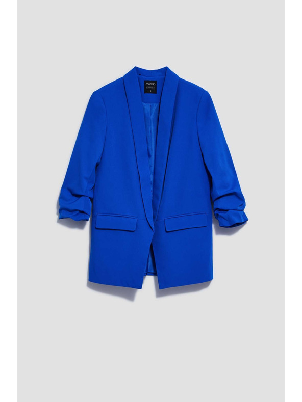 Moodo Hladké sako modré Moodo