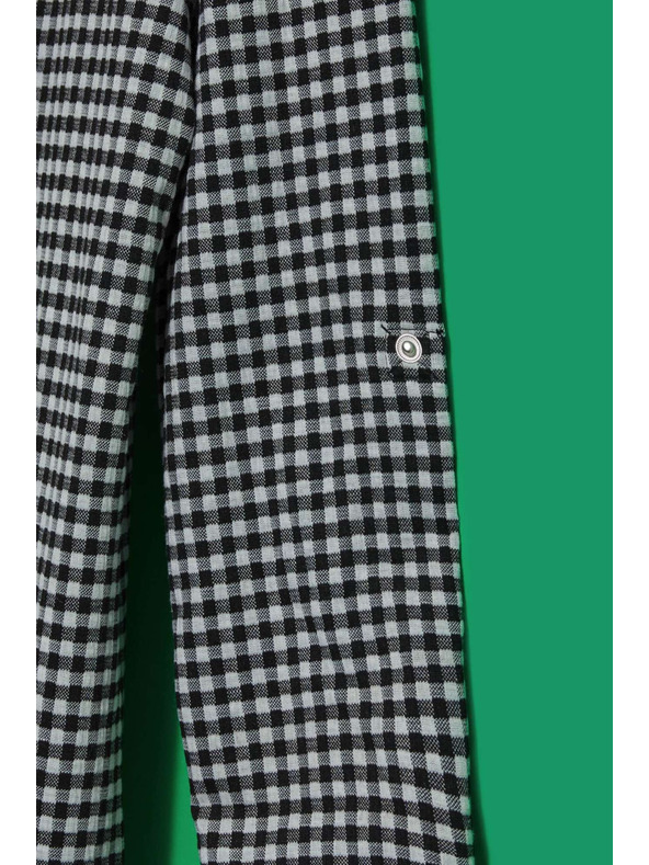 Moodo Čiernobiele jemne kockované sako Moodo