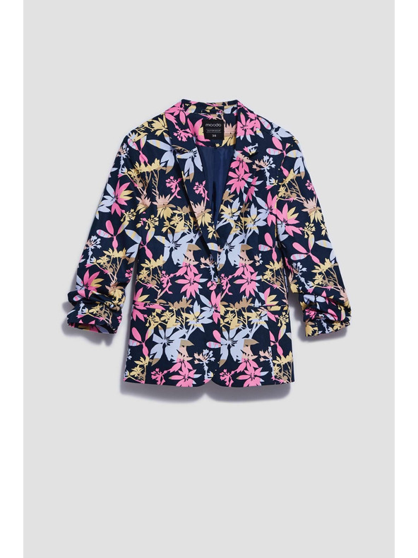 Moodo Jednostranný blejzr s rastlinným potlačou Moodo