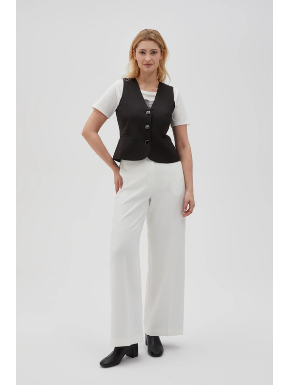 Moodo Čierna spoločenská vesta Moodo