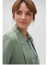 Moodo Sako s vyhrnutými rukávmi olivové Moodo