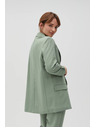 Moodo Sako s vyhrnutými rukávmi olivové Moodo