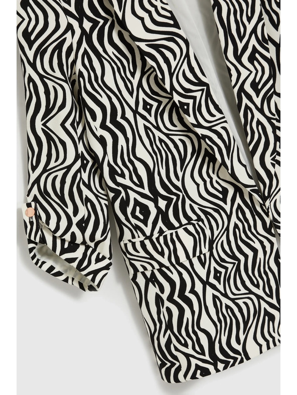 Moodo Vzorované sako béžové Moodo