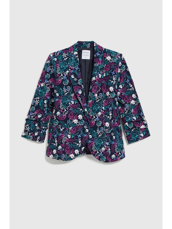 Moodo Sako s 3/4 rukávmi tmavomodré Moodo