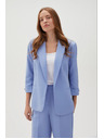 Moodo Sako s 3/4 rukávmi svetlomodré Moodo