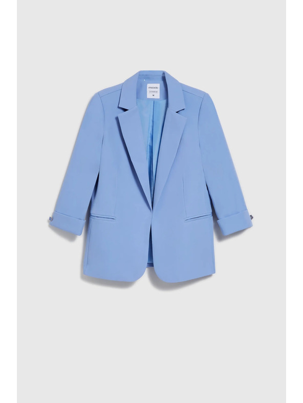 Moodo Sako s 3/4 rukávmi svetlomodré Moodo