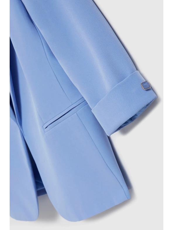 Moodo Sako s 3/4 rukávmi svetlomodré Moodo