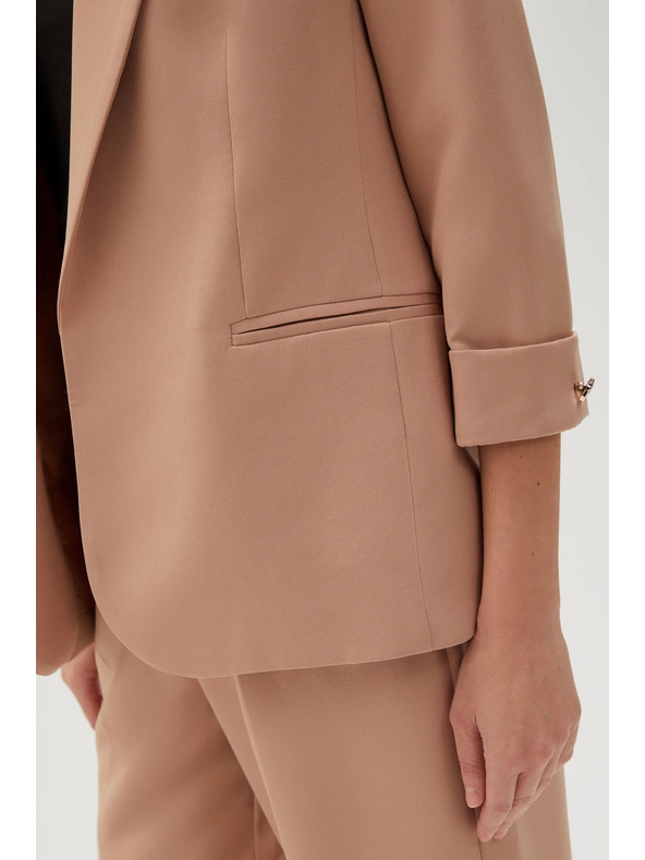 Moodo Sako s 3/4 rukávmi béžové Moodo