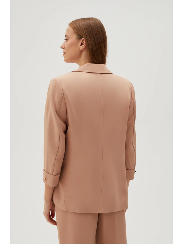 Moodo Sako s 3/4 rukávmi béžové Moodo