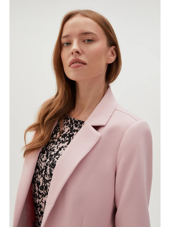 Moodo Sako s 3/4 rukávmi ružové Moodo